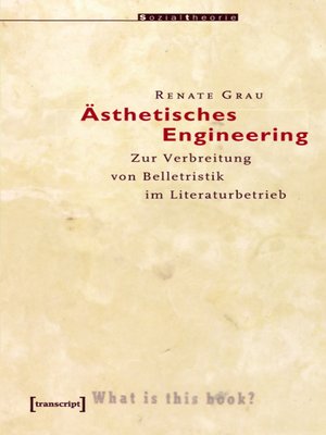 cover image of Ästhetisches Engineering
